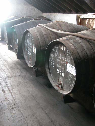 Barrels of Madeira at ABSL